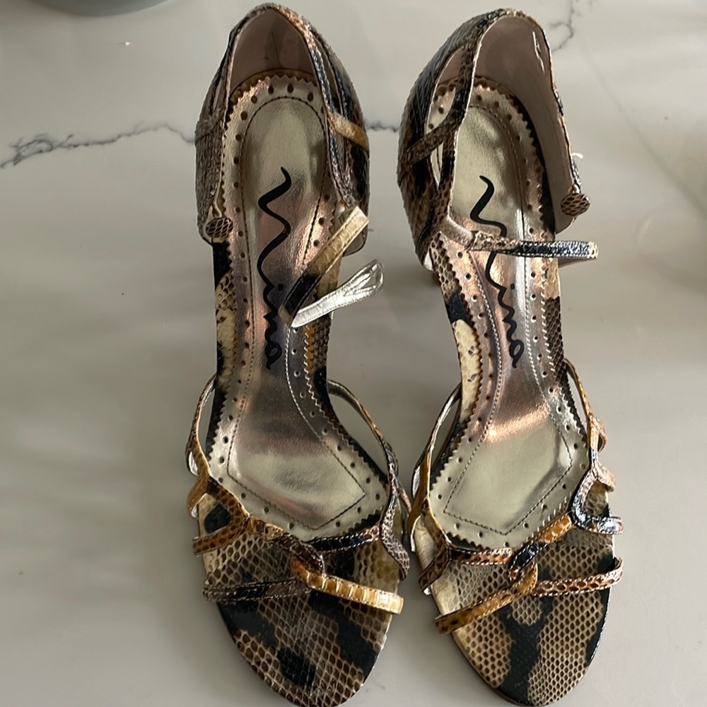 Snake skin heels